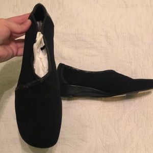 90s STYLE CLOTH HEELS 💞💞 Black heels NEVER WORN